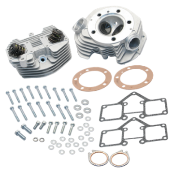 Picture of S&S Cycle Super Stock 3-5-8in Bore O-Ring Style Single Plug Cylinder Head Kit - Natural