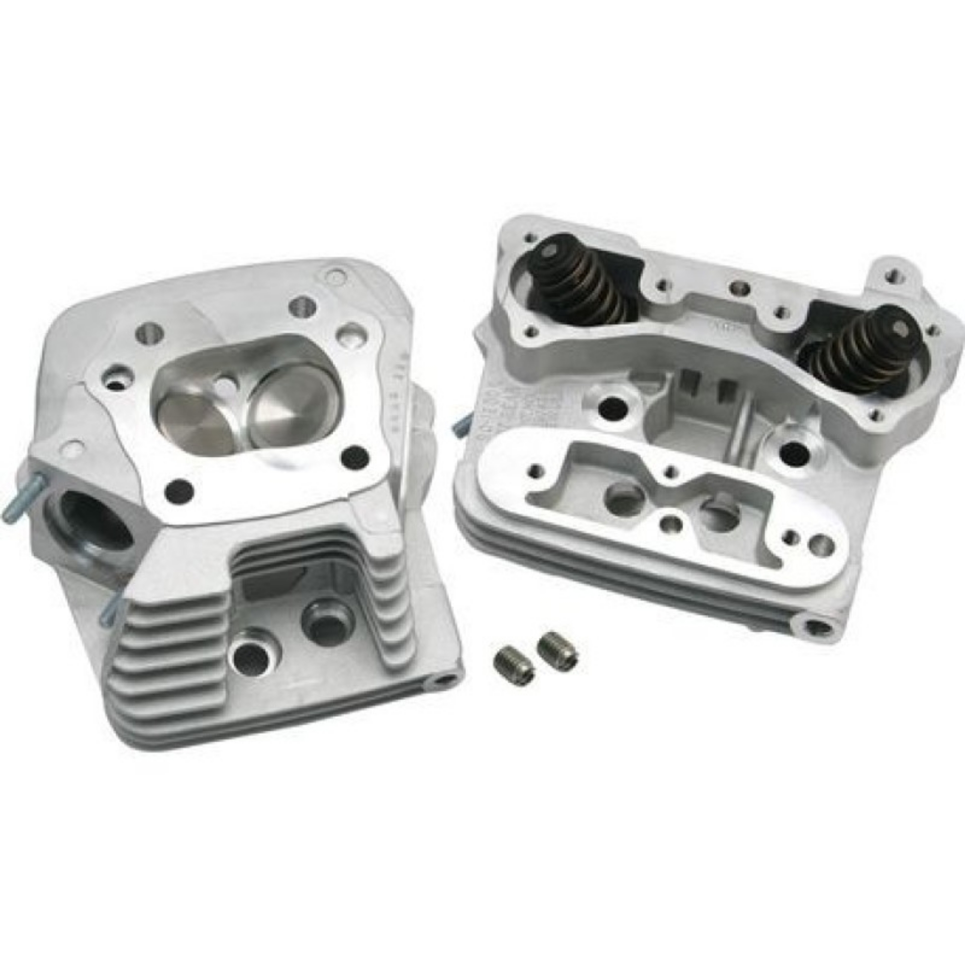 Picture of S&S Cycle 84-99 Performance Replacement Low Compression 76cc Cylinder Heads - Natural