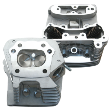 Picture of S&S Cycle 84-99 BT Performance Replacement Low Compression 82cc Cylinder Heads - Polished