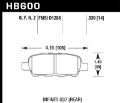 Picture of Hawk Infiniti G35 Sport-G37 - 08-10 Nissan Rogue - 07-09 Sentra SE-R - 10 Sentra SE-R M-T Performanc