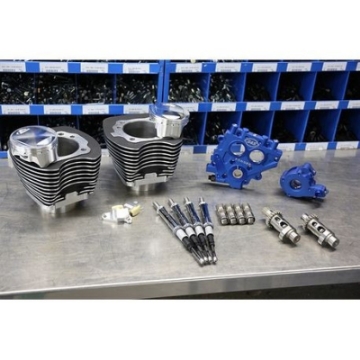Picture of S&S Cycle 99-06 BT 100in Power Package - Wrinkle Black