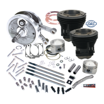 Picture of S&S Cycle 70-84 BT 103in Sidewinder Big Bore Stroker Kit - Gloss Black