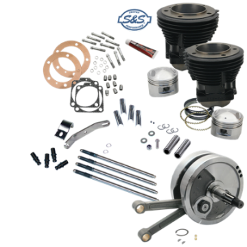 Picture of S&S Cycle 70-84 BT 93in Sidewinder Big Bore Stroker Kit - Gloss Black