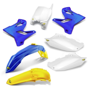 Picture of Cycra 05-14 Yamaha YZ125-250 Powerflow Body Kit - OEM Yellow