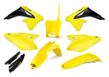 Picture of Cycra 08-17 Suzuki RMZ 250-450 Powerflow Body Kit - Yellow