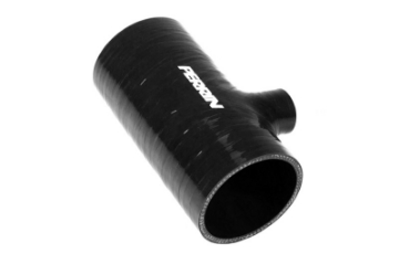 Picture of PERRIN 22-24 Subaru WRX - 20-25 LGT & OBXT Turbo Inlet Hose w-Turbo Adapter Flange Short - Black