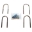 Picture of Rancho 87-95 Jeep Wrangler Front U-Bolt Kit