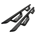 Picture of Westin 05-22 Toyota Tacoma Double Cab Outlaw Drop Nerf Step Bars - Textured Black
