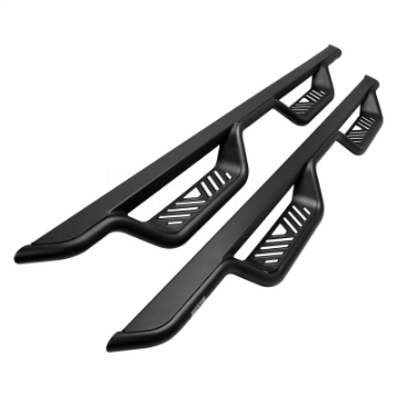 Picture of Westin 05-22 Toyota Tacoma Double Cab Outlaw Drop Nerf Step Bars - Textured Black
