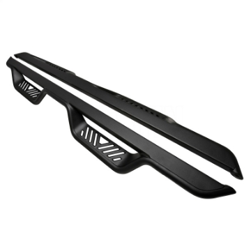 Picture of Westin 05-22 Toyota Tacoma Double Cab Outlaw Drop Nerf Step Bars - Textured Black