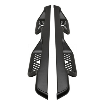 Picture of Westin 05-22 Toyota Tacoma Double Cab Outlaw Drop Nerf Step Bars - Textured Black