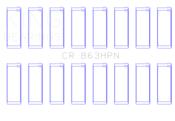 Picture of King Engine Bearings Chrysler 361-383 Size STD Performance Rod Bearing Set