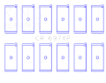 Picture of King Engine Bearings Jaguar 4-2L Size STD Rod Bearing Set