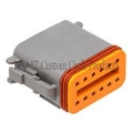 Picture of NAMZ Deutsch DT Series 12-Wire Plug & Wedgelock - Grey Repl- HD 72139-94GY