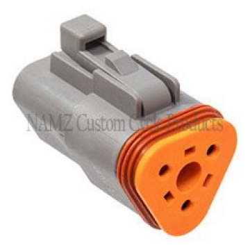 Picture of NAMZ Deutsch DT Series 3-Wire Plug & Wedgelock - Grey HD 72133-94GY