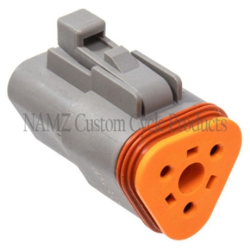 Picture of NAMZ Deutsch DT Series 3-Wire Plug & Wedgelock - Grey HD 72133-94GY