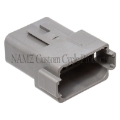 Picture of NAMZ Deutsch DT Series 12-Wire Receptacle & Wedgelock - Gray HD 72129-94GY