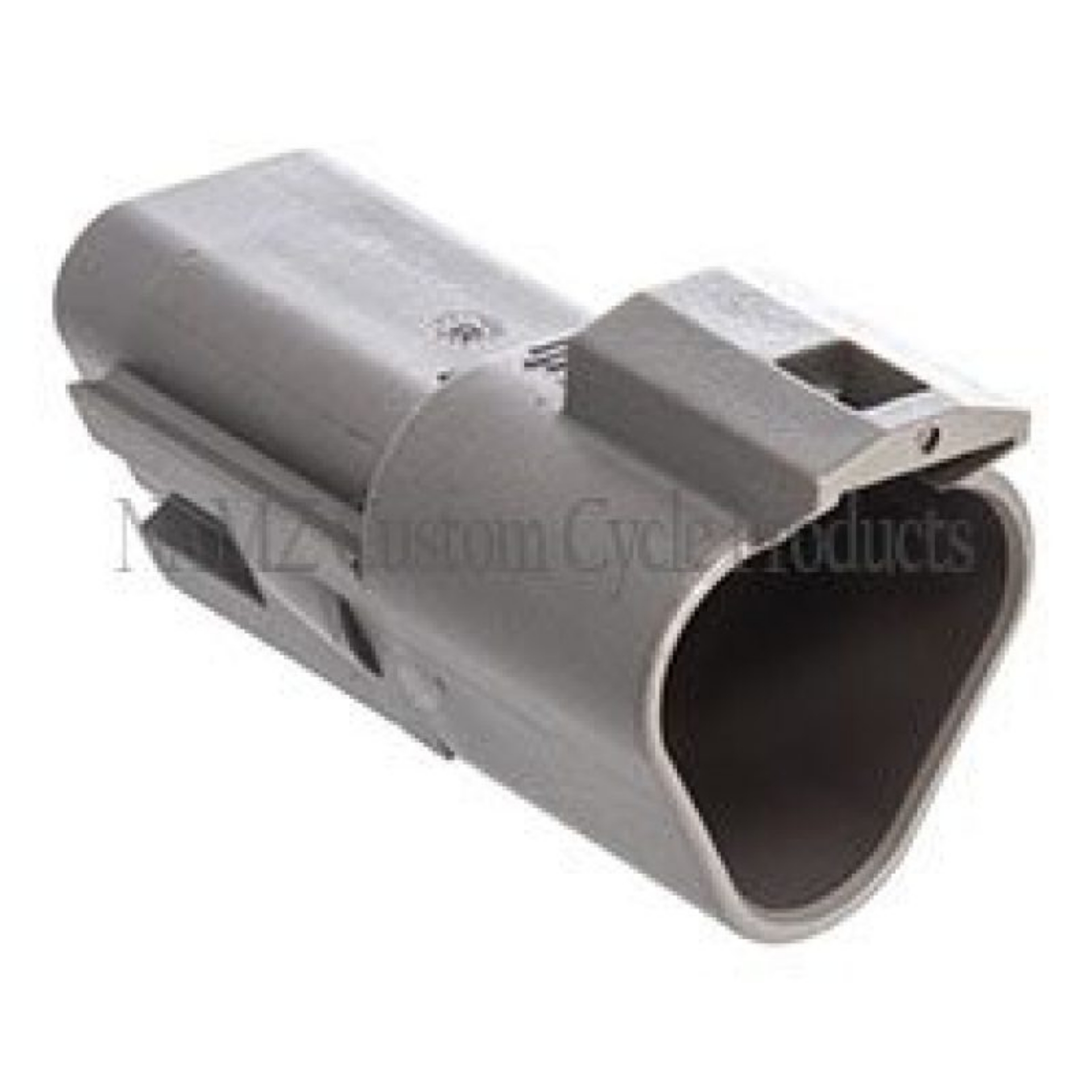 Picture of NAMZ Deutsch DT Series 3-Wire Receptacle & Wedgelock - Gray HD 72123-94GY