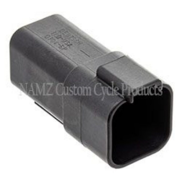 Picture of NAMZ Deutsch DT Series 6-Wire Receptacle & Wedgelock - Black Repl- HD 72106-94BK
