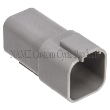 Picture of NAMZ Deutsch DT Series 6-Wire Receptacle & Wedgelock - Gray Repl- HD 72126-94GY