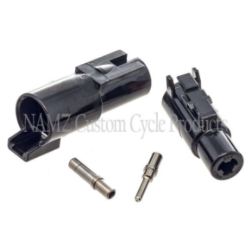Picture of NAMZ Deutsch HD Series 1-Position Male & Female Connectors w-Solid Terminals HD 72180-94-72181-94