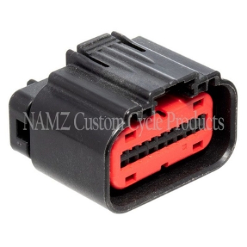 Picture of NAMZ 12-20 V-Twin FX Models AMP 18-Position Female Connector Kit w-Terminals HD 72664-12