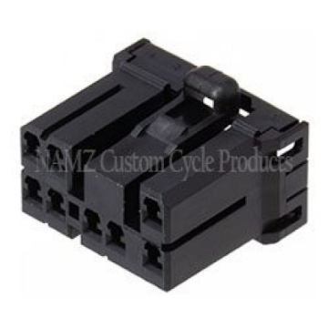 Picture of NAMZ AMP Multilock 8-Position Female Wire Plug Housing HD 73158-96BK