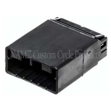 Picture of NAMZ AMP Multilock 6-Position Male Wire Cap Housing HD 73106-96BK
