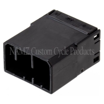Picture of NAMZ AMP Multilock 8-Position Male Wire Cap Housing HD 73108-96BK
