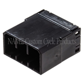 Picture of NAMZ AMP Multilock 10-Position Male Wire Cap Housing HD 73110-96BK