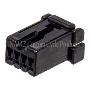 Picture of NAMZ AMP 040 Series 4-Postiion Female Wire Plug Housing Connector HD 72914-01BK