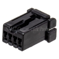 Picture of NAMZ AMP 040 Series 4-Postiion Female Wire Plug Housing Connector HD 72914-01BK