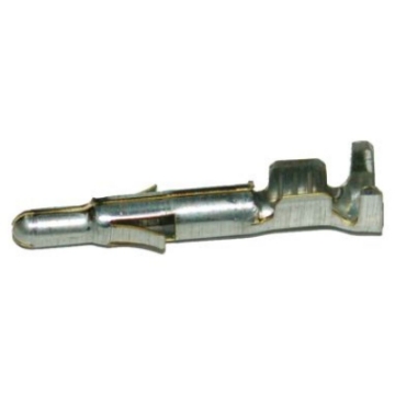 Picture of NAMZ AMP Mate-N-Lock Male Terminals Stamped Pins Used w-Caps - 100 Pack