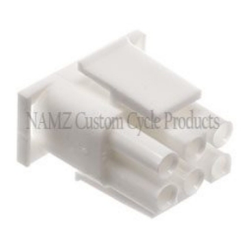 Picture of NAMZ AMP Mate-N-Lock 6-Position Female Wire Plug Connector w-Wire & Interface Seals