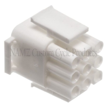 Picture of NAMZ AMP Mate-N-Lock 9-Position Female Wire Plug Connector w-Wire & Interface Seals