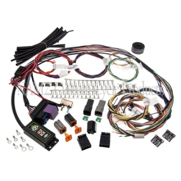 Picture of NAMZ 2017 Ver-1 Complete Bike Harness w-Starter Relay & 3-Circuits & Self Canceling Turn Sig Module