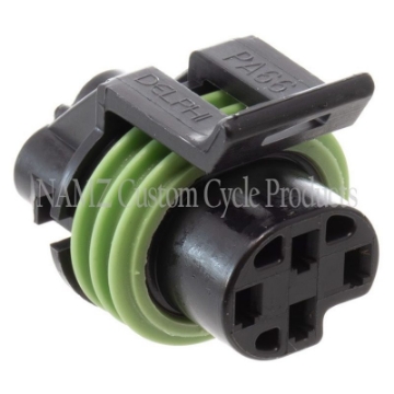 Picture of NAMZ 1999+ V-Twin Road Glide-Ultra Models Delphi OEM Oil Pressure Switch Connector HD 72400-99