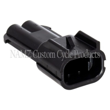 Picture of NAMZ Delphi-Packard Weatherpack 2-Position Male Wire Connector w-Seals