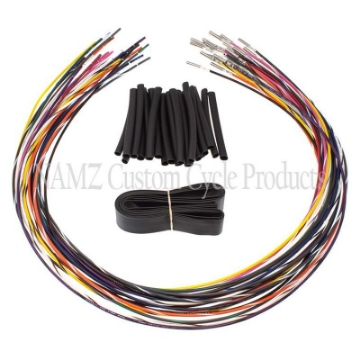 Picture of NAMZ 96-06 Baggers Handlebar Switch Wire Extensions 24in- Cut & Solder - Fits Up to 20in- Apes