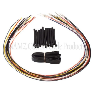 Picture of NAMZ 07-13 NON-Baggers Handlebar Switch Wire Extensions 24in- Cut & Solder - Fits Up to 20in- Apes