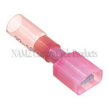 Picture of NAMZ Heat Sealable -25in- Male Quick Disconnect Terminals 22-18g 25 Pack