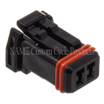 Picture of NAMZ JAE MX-1900 2-Position Female Black Socket Housing HD 72906-11