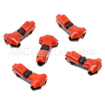 Picture of NAMZ Lightning Splice Kit T-Connection 18-22g 1-Wire to 1-Wire 5 Pack