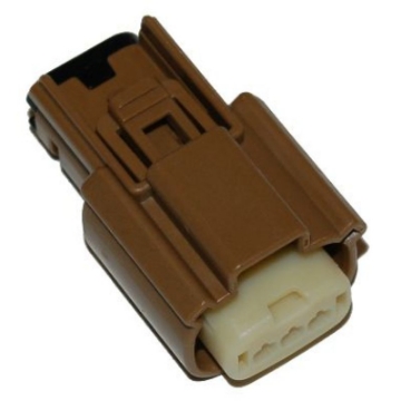 Picture of NAMZ 07-17 VROD Models Molex MX-150 3-Position Female Connector - Brown HD72542-07B