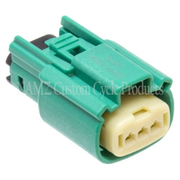 Picture of NAMZ 2007 VROD CAW-CD-CDX Main Harness Molex MX-150 3-Pos Male Connector - Green HD 72540-07GN