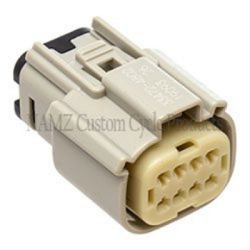 Picture of NAMZ 07-23 XL-FX-Road King Main Harness Molex MX-150 8-Pos Female Connector - Gray HD 72469-07GY