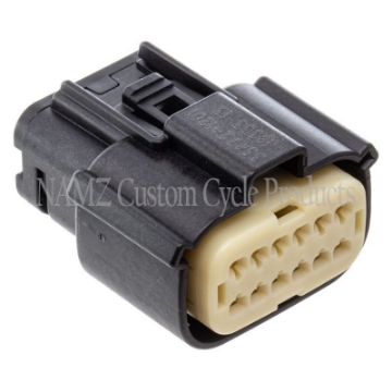 Picture of NAMZ 07-23 Touring-LiveWire Models Molex MX-150 12-Position Female Connector - Black HD 72487-07BK