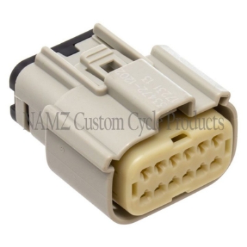 Picture of NAMZ 07-23 Touring-LiveWire Main Harness Molex MX-150 12-Position Female - Black HD 72489-07GY