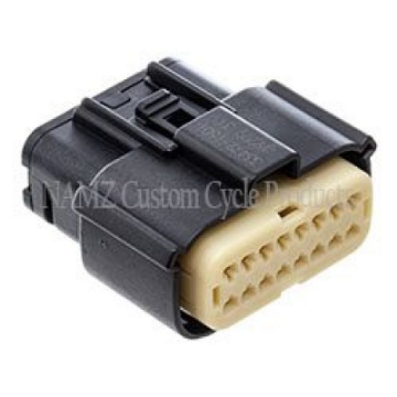 Picture of NAMZ 07-23 V-Twin FL Molex MX-150 16-Pos Female Connector Fairing Main Harness - Blk HD 72166-07BK