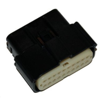 Picture of NAMZ 07-23 V-Twin Molex MX-150 20-Position Female Connector - Black HD 72500-07BK